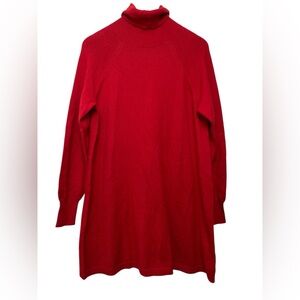 NWT Gap Red Turtle Neck Sweater Dress